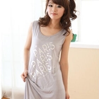 ZOO - Slashed Back Print Tank Dress