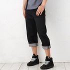 BLACK ASUKA - Cuffed Cropped Pants