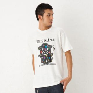 Short Sleeve Print T-Shirt- Star Print Pig Short Sleeve Print T-Shirt- Star Print Pig