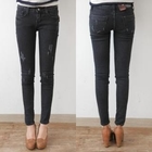HAPPY CAT - Washed Skinny Jeans