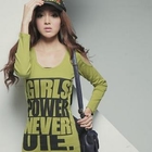 PUFFY - Cut Away Shoulder Print T-Shirt