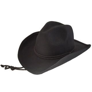 Braided-Belt Cowboy Hat