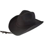 GRACE - Braided-Belt Cowboy Hat