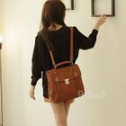 PG Beauty - Double-Compartment Push-Lock Satchel