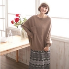 CatWorld - Batwing-Sleeve Asymmetrical Knit Top