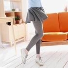 Jean Stone - Inset A-Line Skirt Leggings