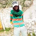 Ando Store - 3/4-Sleeve Striped Cardigan