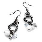 Truffles - Pure White Crystals Earrings