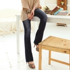 Tokyo Fashion - Washed Boot-Cut Jeans