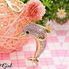 Miss Girl - Rhinestone Dolphin Keychain