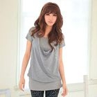 RingBear - Inset Tee Drape Front Top