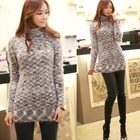 Envy Look - Furry Turtleneck Knit Top