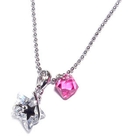 6thJune - 'Shining Star IV' Necklace with Pink Swarovski Crystal