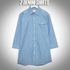 De Karma - 3/4-Sleeve Denim Shirt