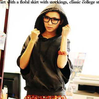 Wide-Sleeve Hooded Top Wide-Sleeve Hooded Top