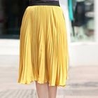 Meteshow - Pleated Chiffon Midi Skirt
