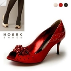 HOBAK girls - Open-Toe Satin Stilettos