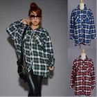 Click Japan - Dolman-Sleeve Check Shirt
