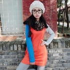 Ando Store - Color-Block Knit Top