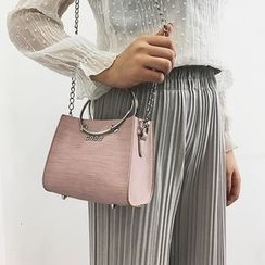 Lizzy - Faux-Leather Mini Shoulder Bag with Pouch Lizzy - Faux-Leather Mini Shoulder Bag with Pouch