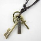 MURATI - Key & Cross Necklace