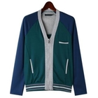 TOKIO - Color-Block Zip-Up Cardigan