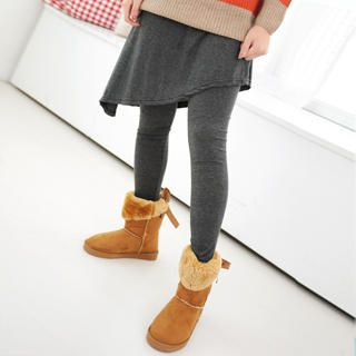 Inset Skirt Leggings