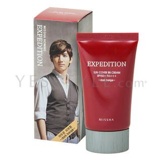 Homme Expedition BB Cream SPF50+ PA+++ (Dark Beige)