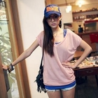 PUFFY - Short-Sleeve V-Neck Hooded T-Shirt