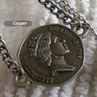 MyLittleThing - Copper Vintage Coin Short Necklace