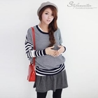 Stylementor - Dolman-Sleeve Stripe Sweater