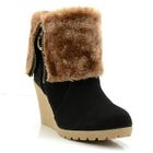 Lane172 - Mid-Calf Wedge Boots