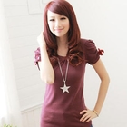 F-DNA - Puff-Sleeve Scoop Neck Tee