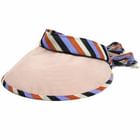 Momiton - Striped Trim Visor