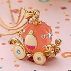 Miss Girl - Rhinestone Carriage Necklace