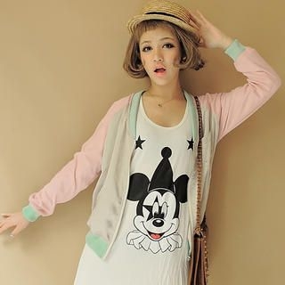 Color-Block Sweat Jacket