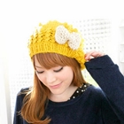 Tokyo Fashion - Bow-Accent Beanie