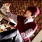 Style Engine - Striped-Sleeve Knit Cardigan