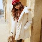 Ando Store - Faux Fur Hooded Padded Coat