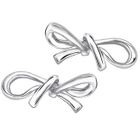 Bling Bling - Bling Bling Ribbon Earrings - Platinum Plated 925 Silver Bling Bling - Bling Bling Ribbon Earrings - Platinum Plated 925 Silver
