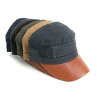 Groove9 - Faux-Leather Trim Casquette