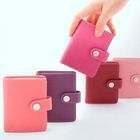 iswas - Faux-Leather Flap Card Holder 