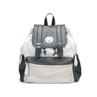 Let's Fly - Twist-Lock Pinstripe Backpack