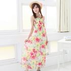 Tokyo Fashion - Sleeveless Floral Maxi Dress