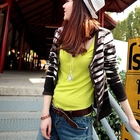 Ando Store - Tie-Dye Striped Cardigan