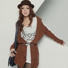 PUFFY - Open-Front Stripe Cardigan