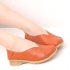 Lane172 - Genuine Leather Stitched Wedges