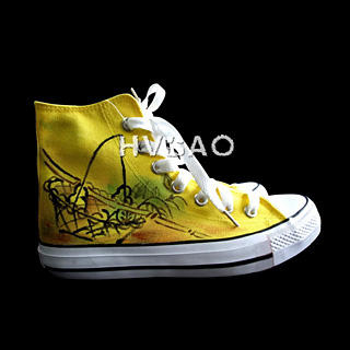 'Basket and Bird' High-Top Sneakers 'Basket and Bird' High-Top Sneakers