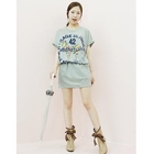 Dodostyle - Zebra Print T-Shirt Dress