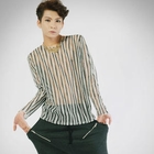deepstyle - See-Through Knit Top
